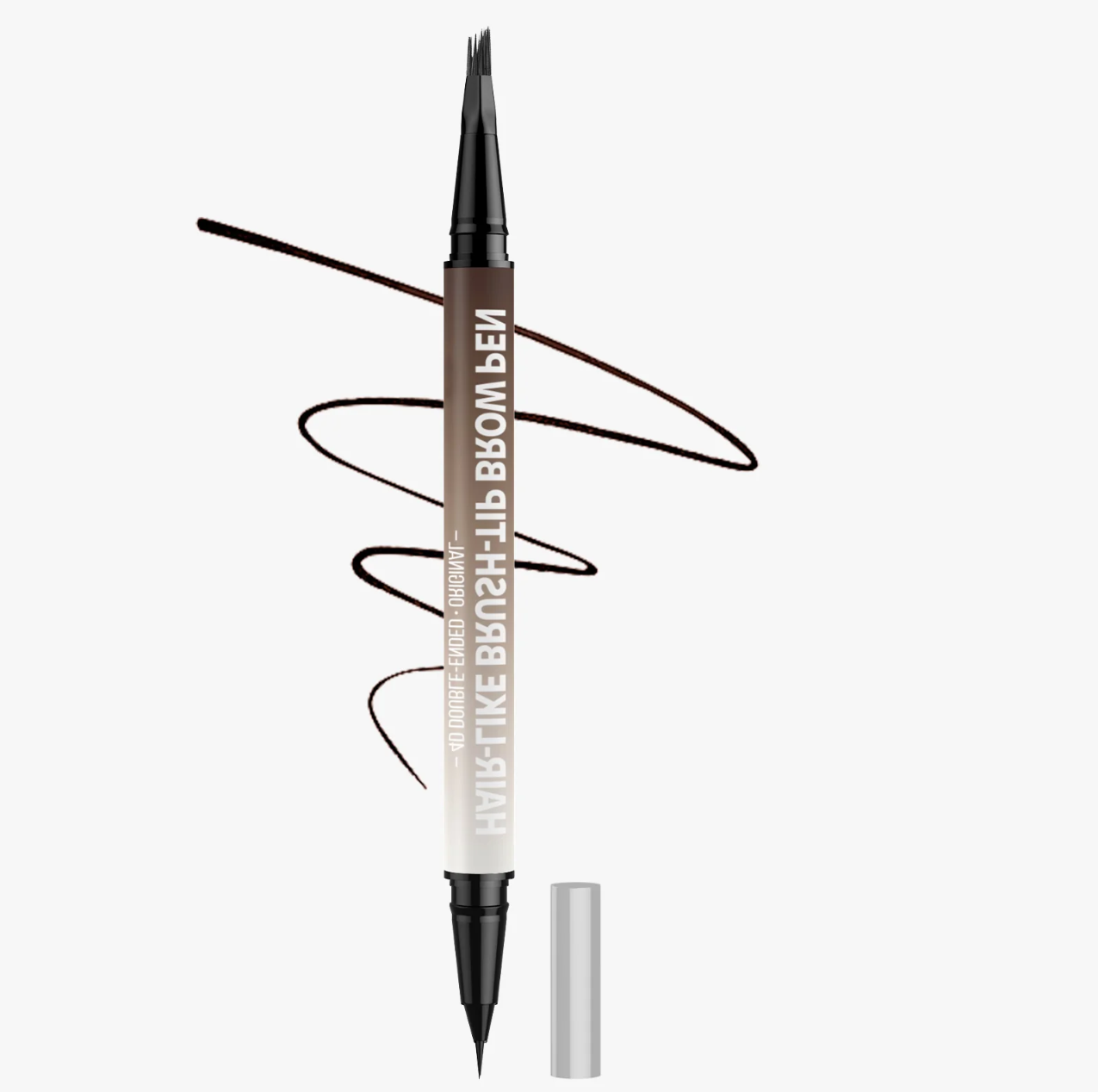 2 az 1-ben Microblading szemöldökceruza négyzet alakú ecsettel